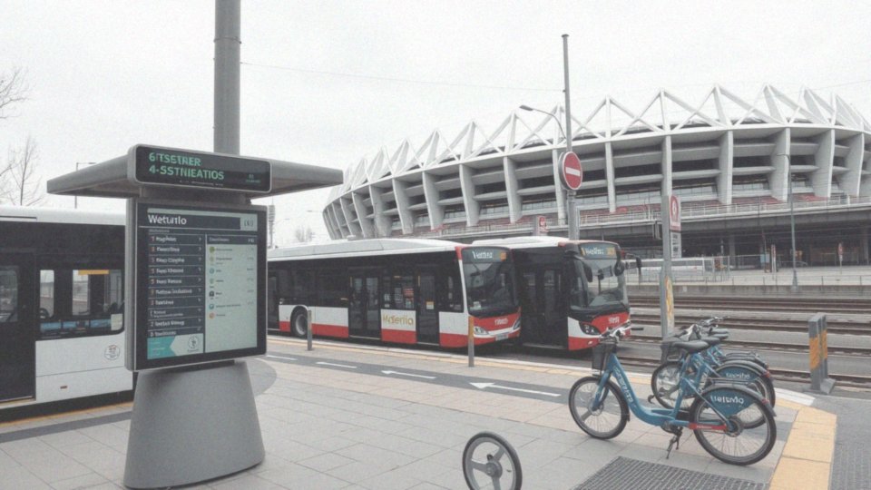 Jakie są szczegóły dotyczące komunikacji wokół Stadionu Narodowego?