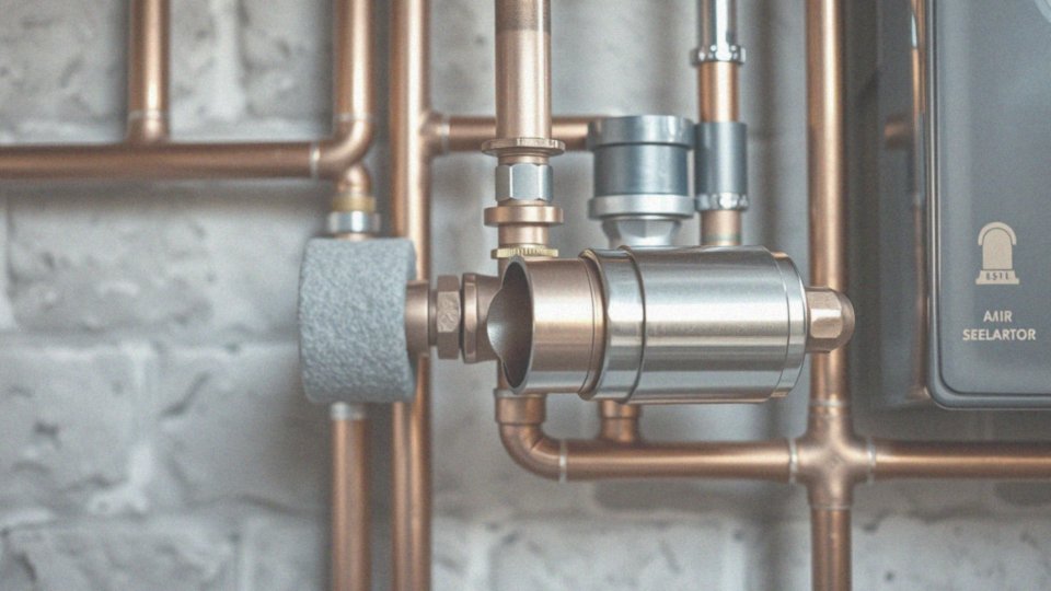 Gdzie powinien być zamontowany separator powietrza w instalacji grzewczej?