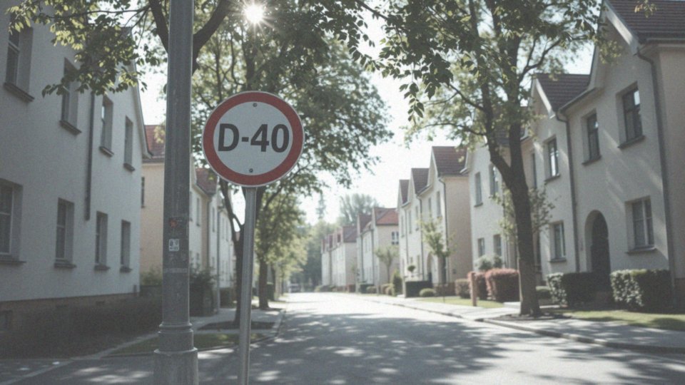 Gdzie stosuje się znak D-40?