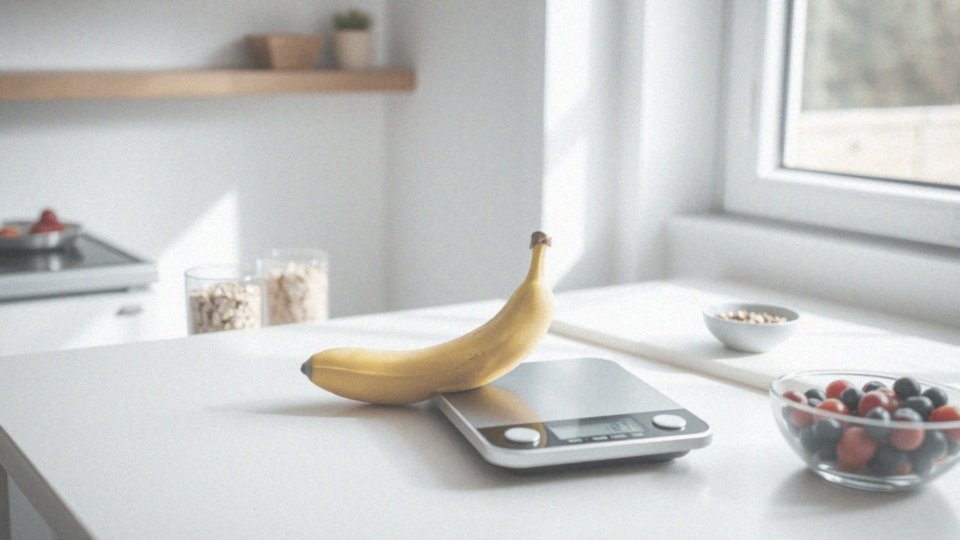 Jak przygotować posiłki z użyciem banana biorąc pod uwagę jego wagę?