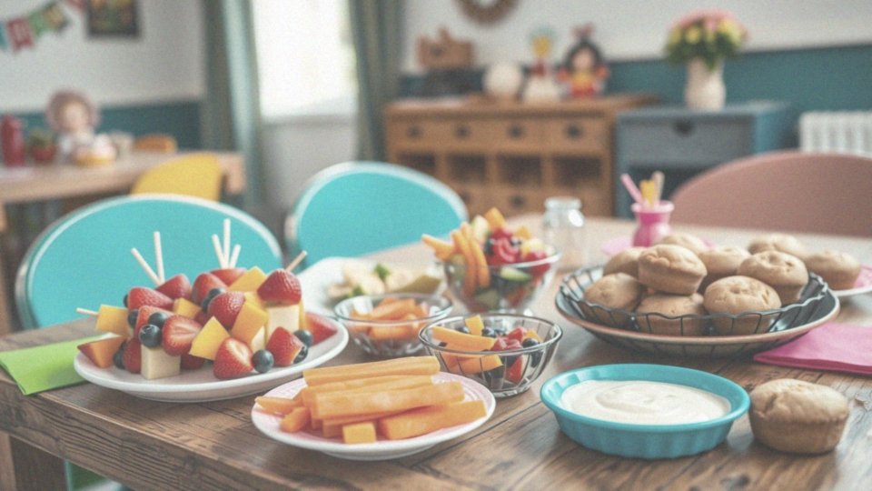 Jakie zdrowe przekąski można serwować na kinderbalu?